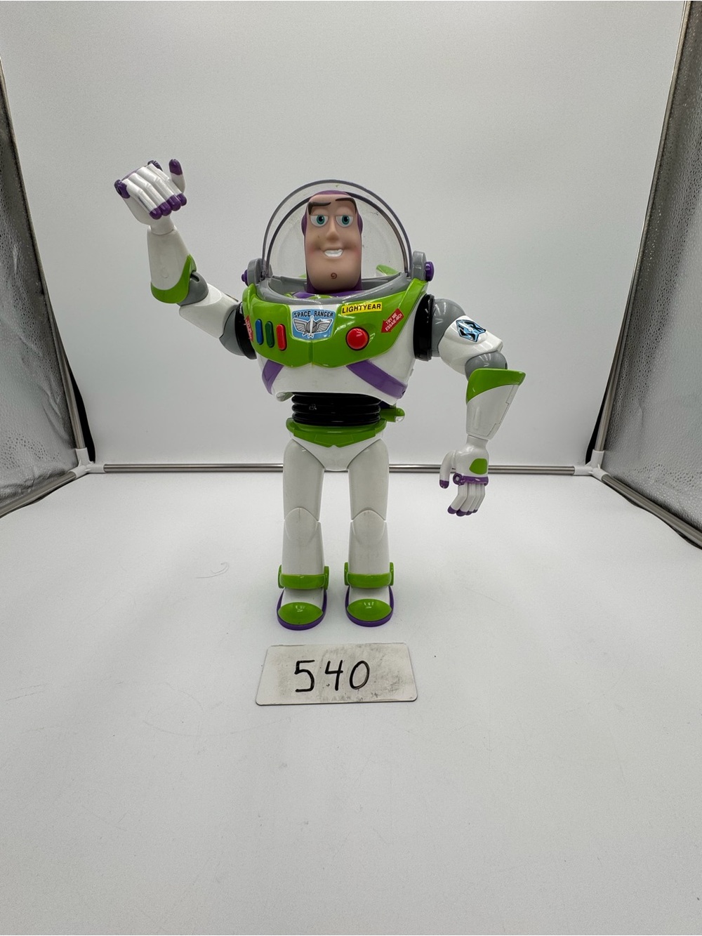 Disney Pixar Toy Story Buzz Lightyear 12” Talking Action Figure Works Thinkway